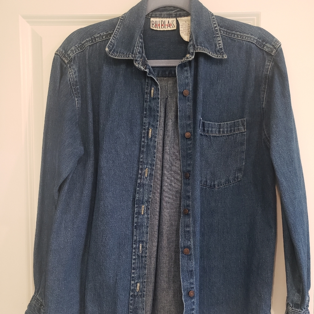 Demin shirt jacket